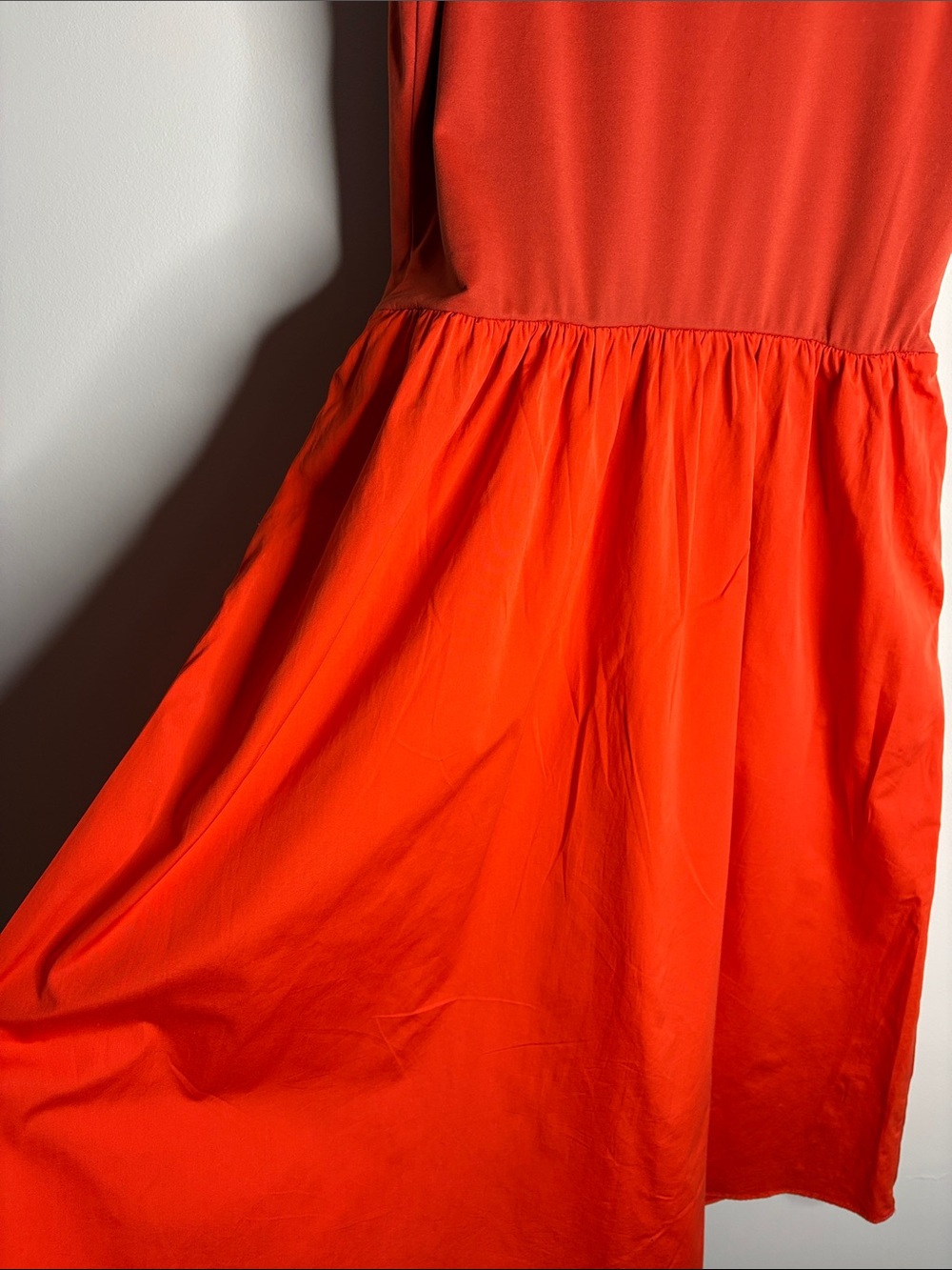 SPANX Bright Orange Sleeveless Midi Dress - Picture 5 of 6